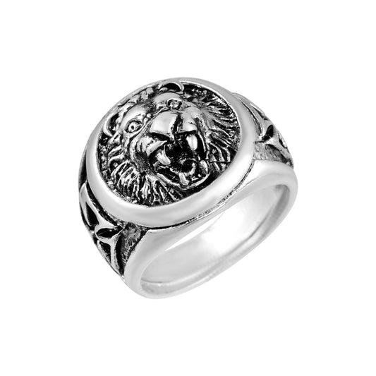 Silverplated Narsimha Finger ring Men(ORKL7691)