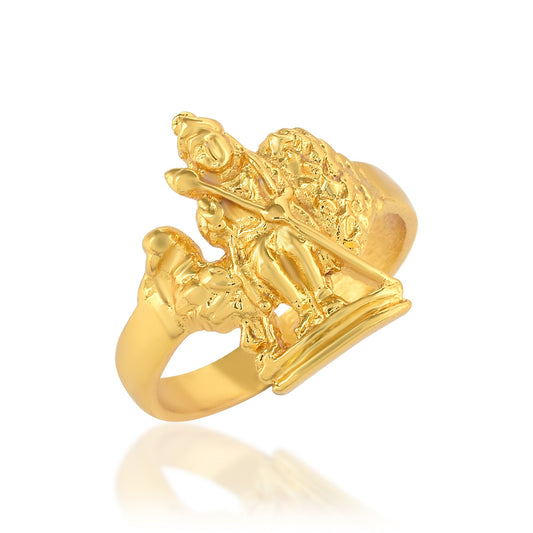 Goldplated kartikeya Sarvana Fingerring Men (ORMG3428)