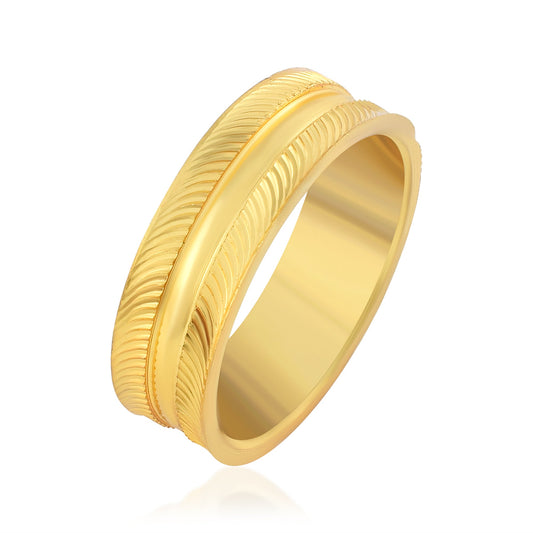 Micron Goldplated Simple challa finger ring