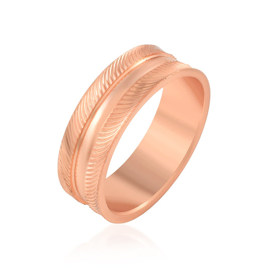 Pure Copper simple challa finger ring