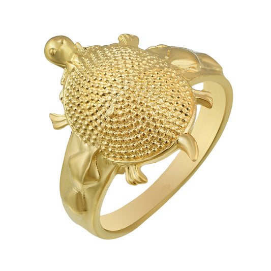 Gold plated Free size Kachua Tortoise Vastu Fingerring