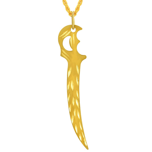 Gold plated Royal Sword Fashion pendant (PCAJ3214)