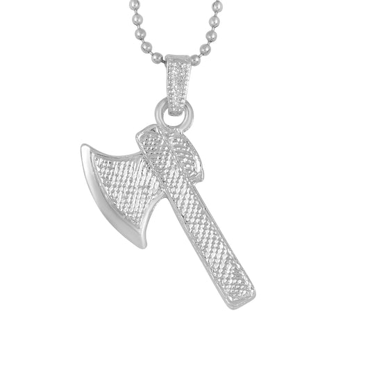 Silver plated Axe (Kulhadi) Fashion pendant