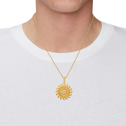 Goldplated 1 Gram jewellery Sun Surya Pendant (PCAT8507)