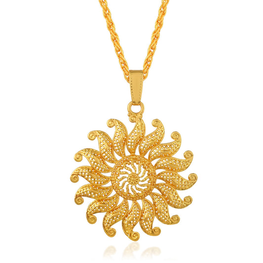 Goldplated 1 Gram jewellery Sun Surya Pendant (PCAT8507)