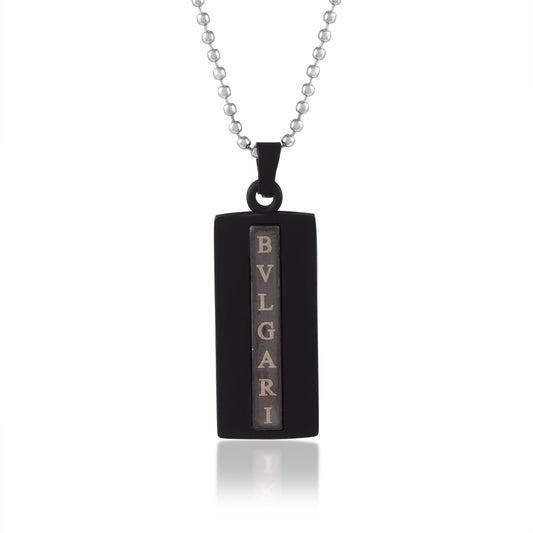 Black steel BVLGARI pendant (PCDM3679)