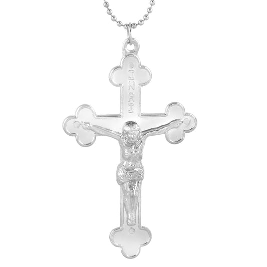 Stainless Steel Jesus Christ Crucifix Cross Pendant