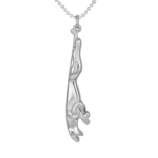 Silver plated, JAGUAR tiger pendant Men Women