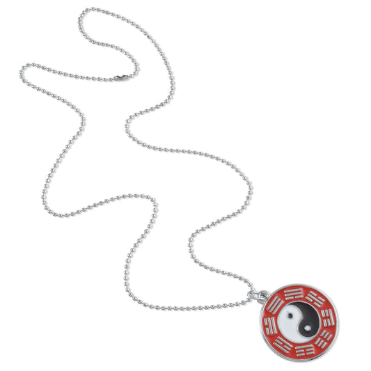 Stainless Steel Yin Yang Tai Chi Day night Fashion Pendant (PCMC8530)