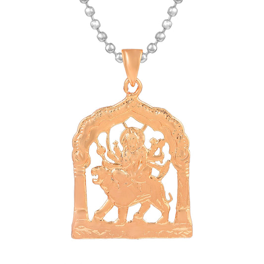 Pure Copper Sherawali Ma Durga Pendant