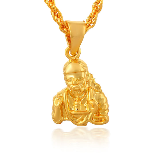 Goldplated Shridi Sai Baba Pendant