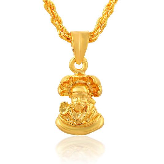 Goldplated Nagfani Saibaba Pendant Hindu