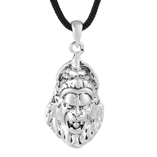 Silverplated Narsimha Hindu Spiritual Pendant (PCSC5218)