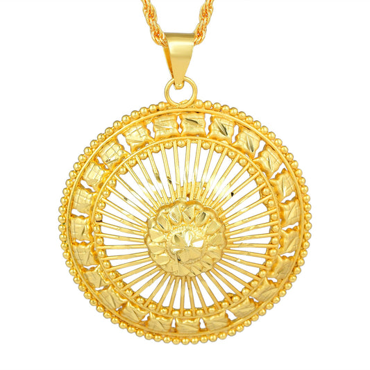 Brass Gold plated Handmade Rasrawa Designer Jewellery Fashion Pendant