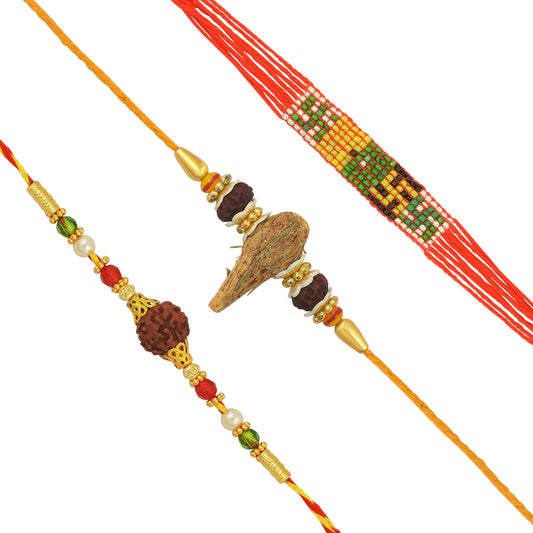 Rakshabandhan Rakhi Combo (2 Rakhi+ Kaleva + Gift) hamper Bhai Bhabhi Rakshabandhan festival