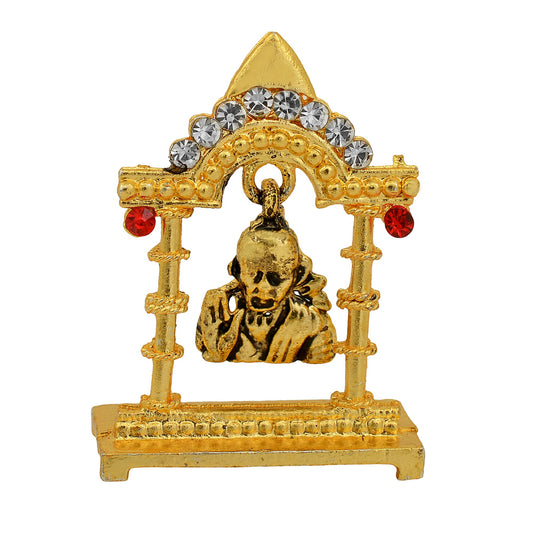 Gold Plated, Shirdi Sai Baba Temple Idol, Home Decor