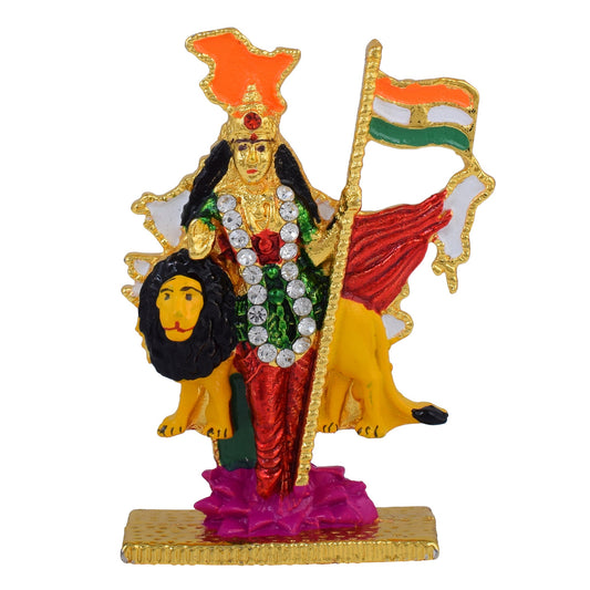 Brass Mother India Bharat MATA Idol Home Decor stand (STKL7745)